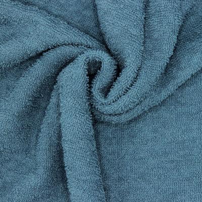 Tissu éponge hydrophile  - bleu jean