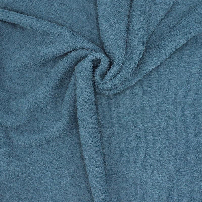 Hydrophilic terry cloth - denim blue