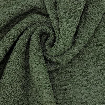 Tissu éponge hydrophile - vert sapin