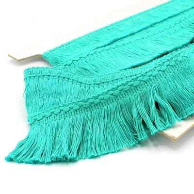 Cotton fringes - turquoise