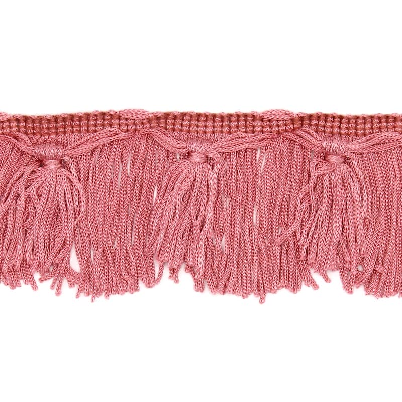 Viscose fringes - old pink