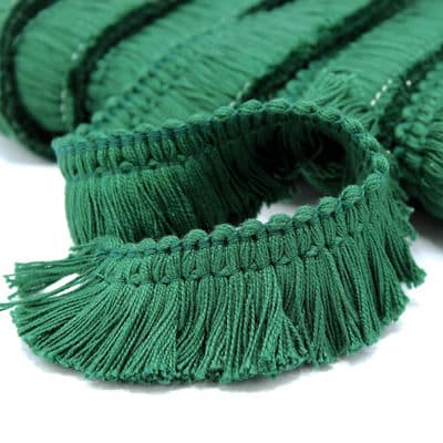 Cotton fringes - pine green