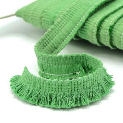 Cotton fringes - green