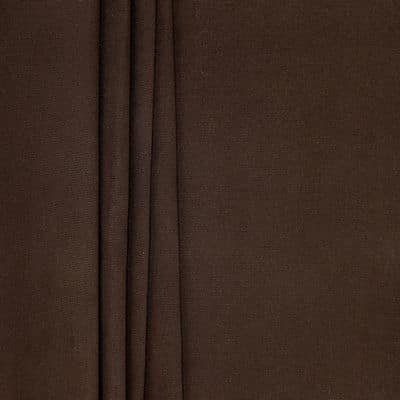 Cotton fabric - plain chestnut brown