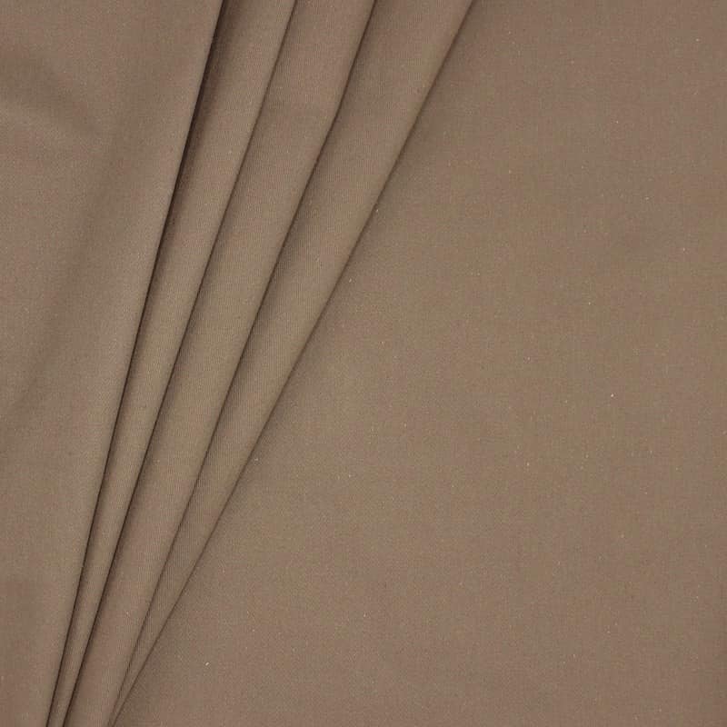 100% cotton with twill weave - fuel brown