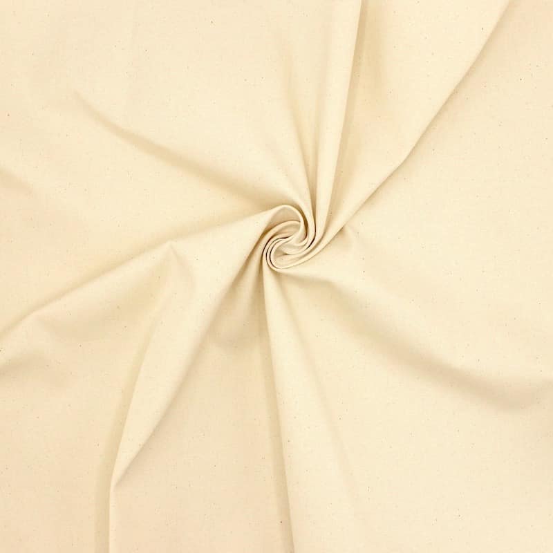 100% cotton with twill weave - ecru