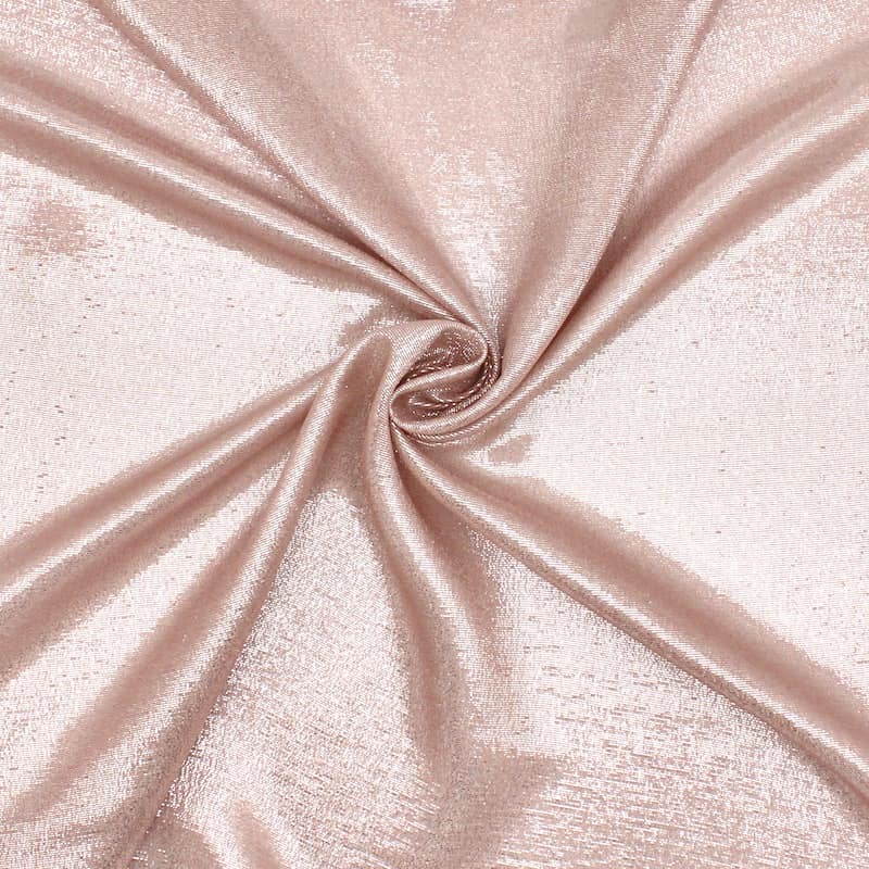 Veil in silk with lurex thread - pink