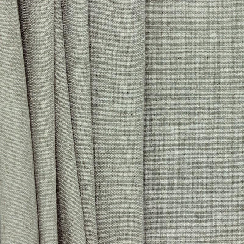Upholstery fabric with linen aspect - mice grey