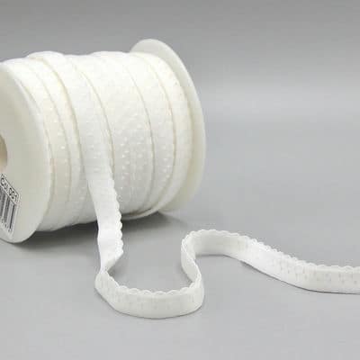Elastique lingerie de 11mm - blanc