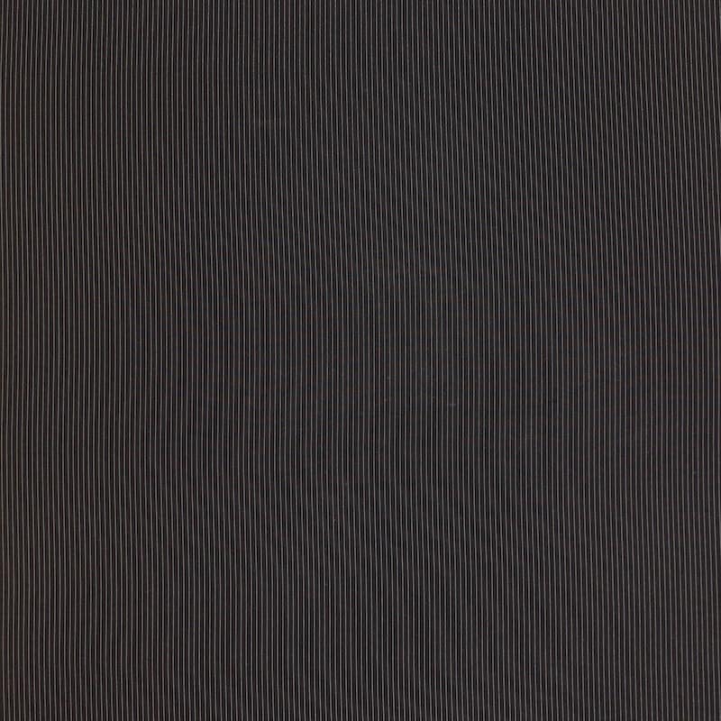 Light extensible fabric with stripes - black