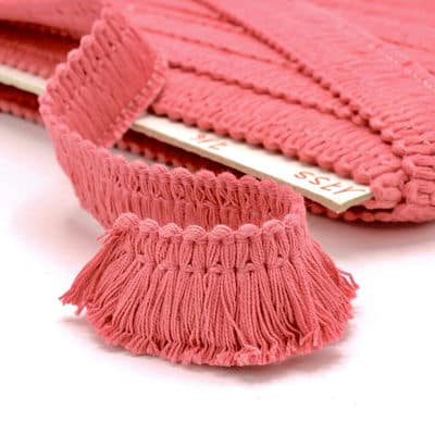 Cotton fringes - pink