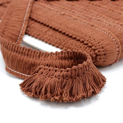 Cotton fringes - brown