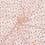 Tissu coton champignon rose et moutarde  - blanc