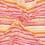 Tissu crêpe viscose à rayures - corail/orange