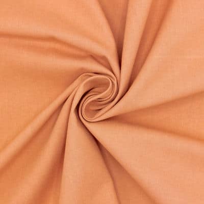 Cretonne fabric - plain color of brown sugar
