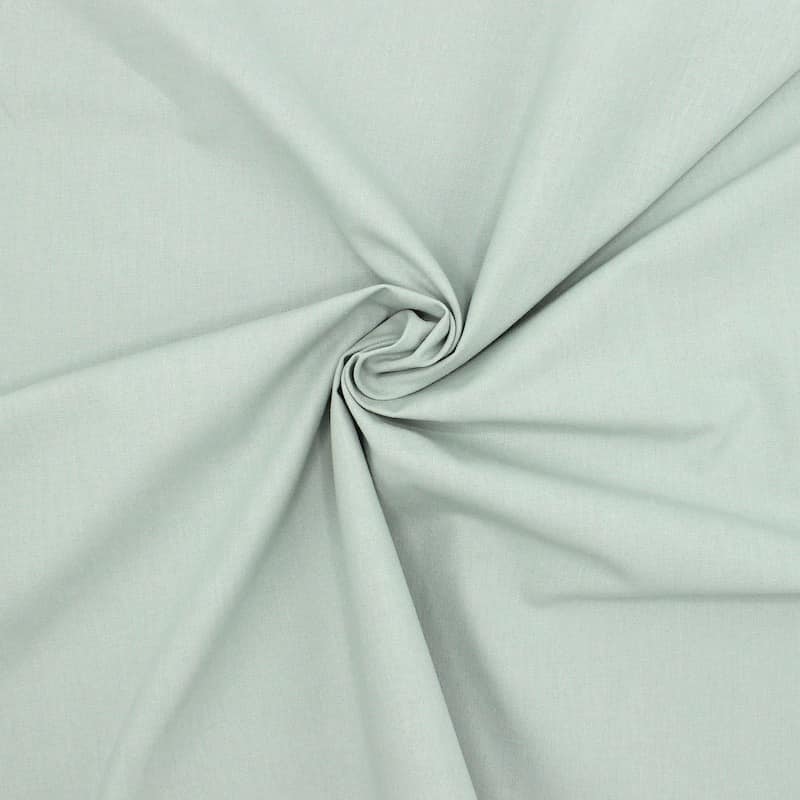 Cretonne fabric - plain verdigris