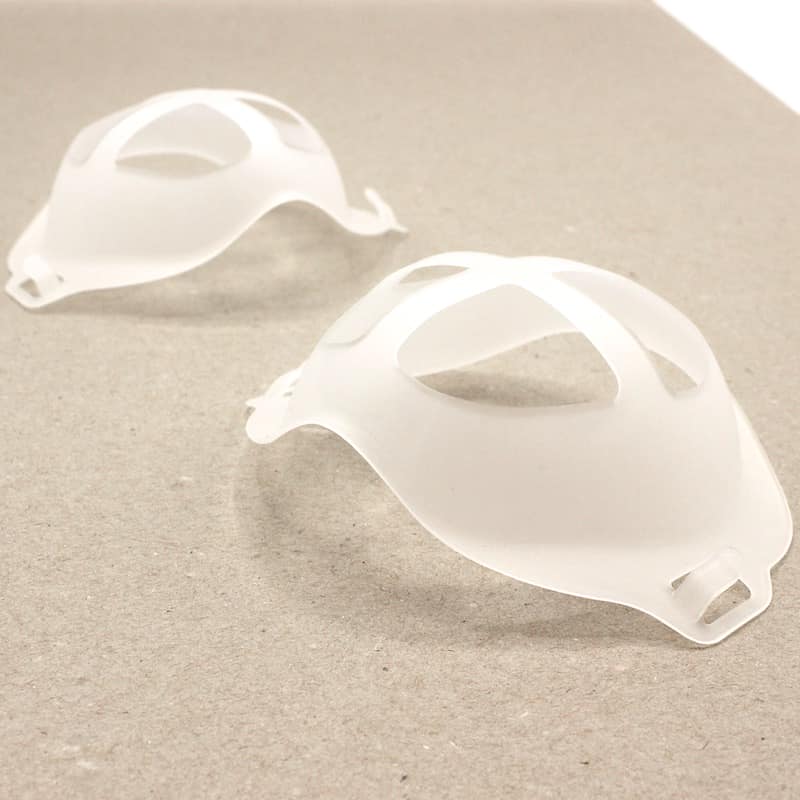 Reusable 3D mask bracket 