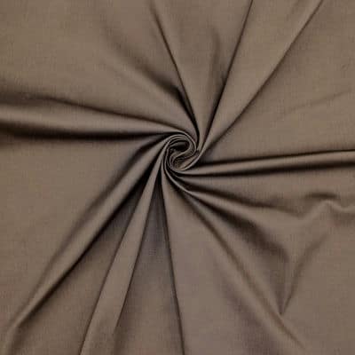 Extensible satin of cotton - brown