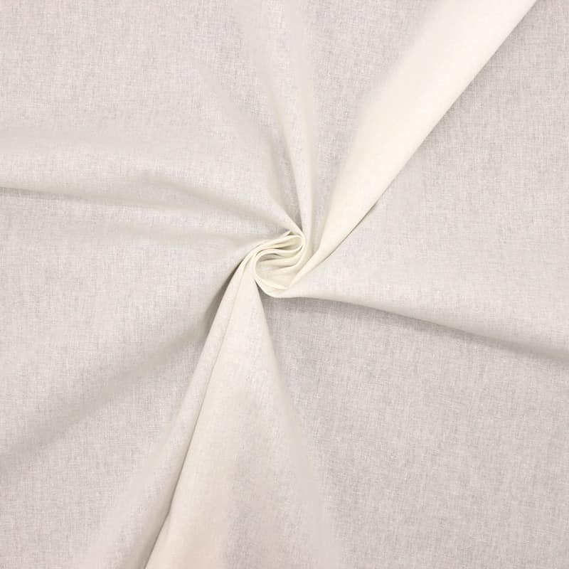 Tissu 100% coton blanc