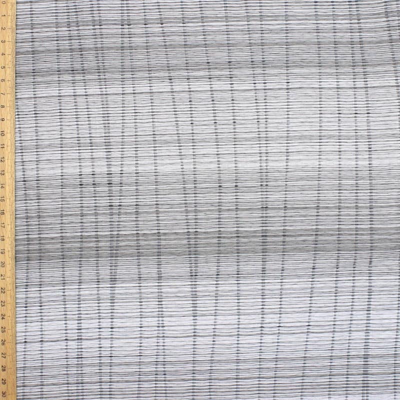 Cloth of 3m Double-sided jacquard veil - grey
