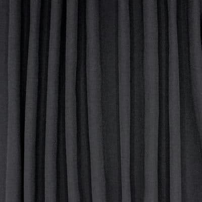 Upholstery fabric with linen aspect - black