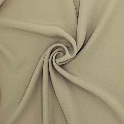 Fabric with crêpe aspect - khaki