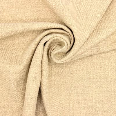 Extensible cloth with linen aspect - beige