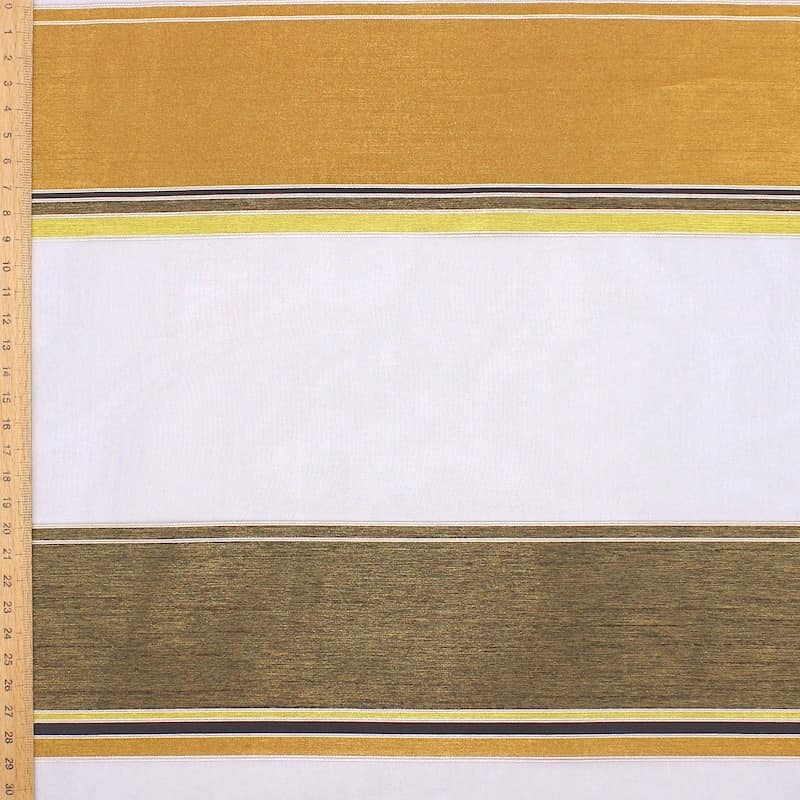Cloth of 3m Transparent veil with stripes - black