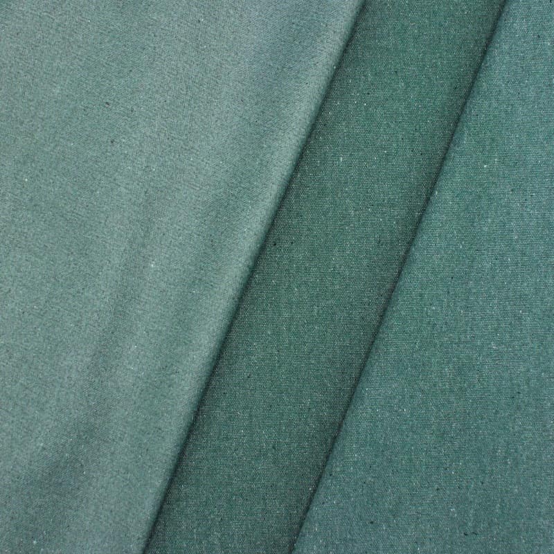 Plain coated cloth - fir green