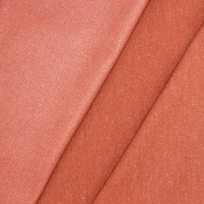 Plain coated cloth - terra cotta