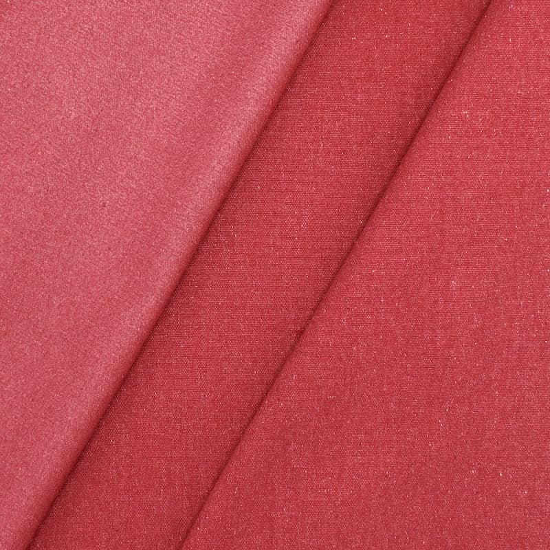 Plain coated cloth - rood