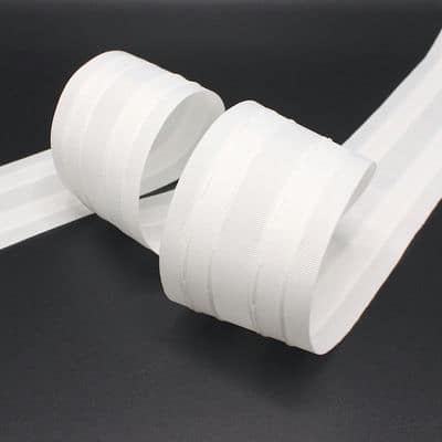 Automatic pleat 70mm - white