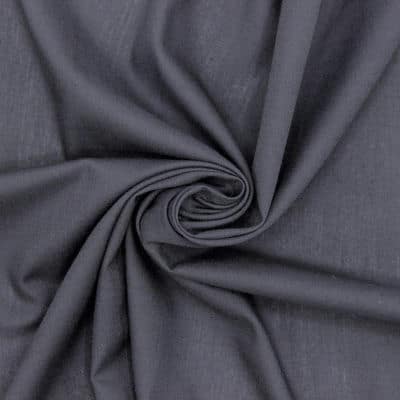 Tissu doublure poche aspect coton - ardoise