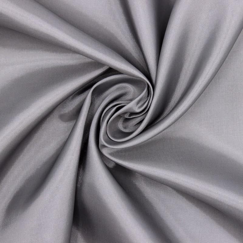 Satined lining fabric - grey