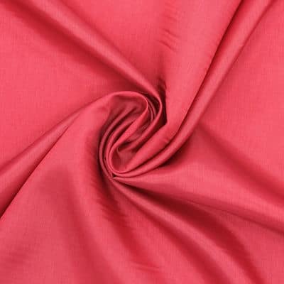 Satined lining fabric - raspberry red