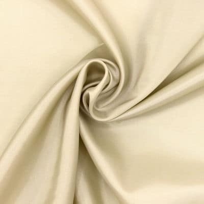 Satined lining fabric - linden-colored