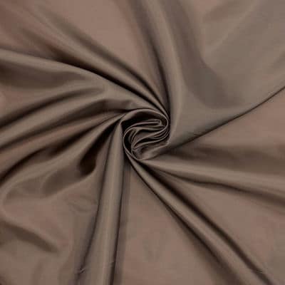 Tissu doublure unie brun