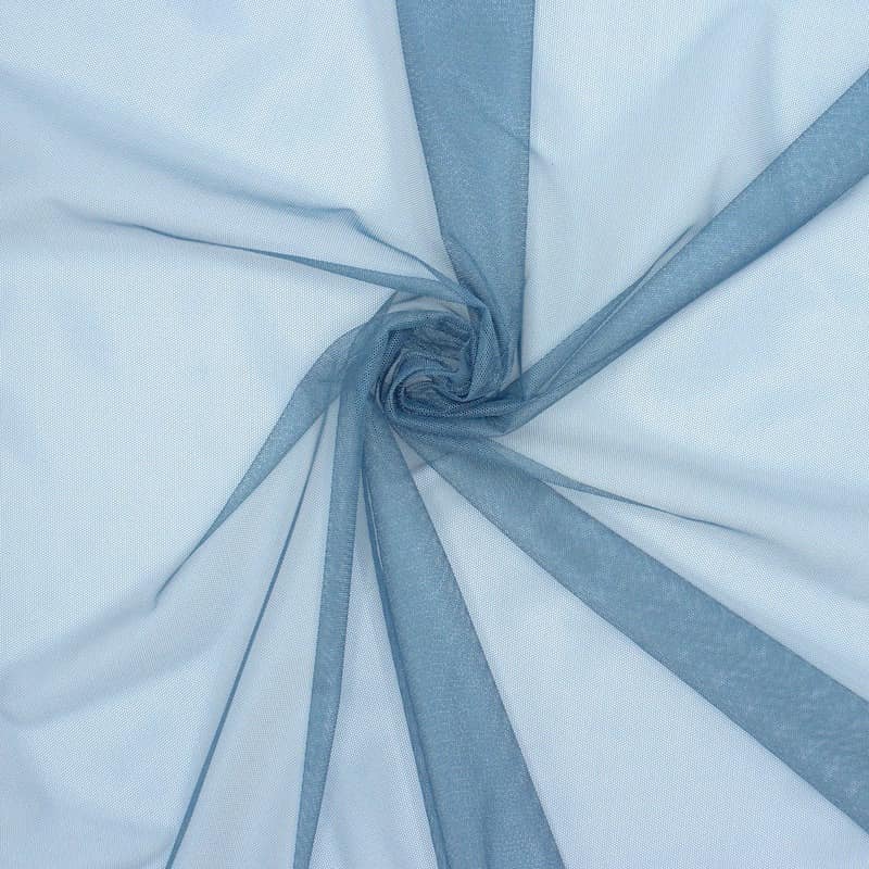 Stretch lining fabric - woad blue