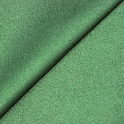 Faux leather - satined spurce green