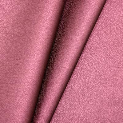 Satined faux leather - plum