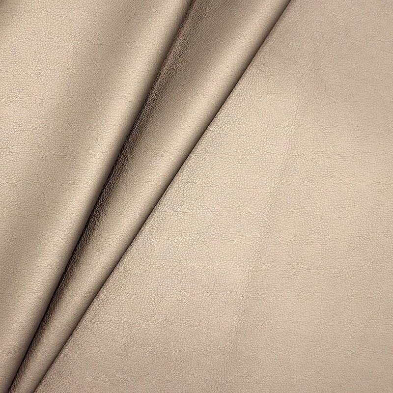 Satined faux leather - mice grey