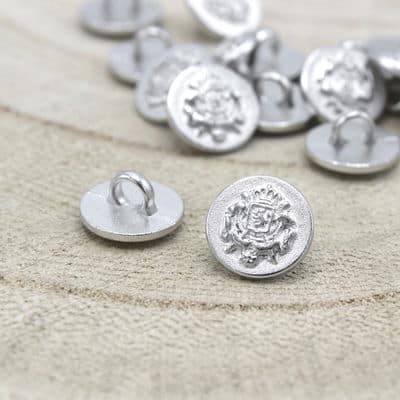 Button with coats of arms  - silver