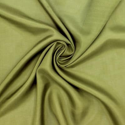 Silk pongee - olive green