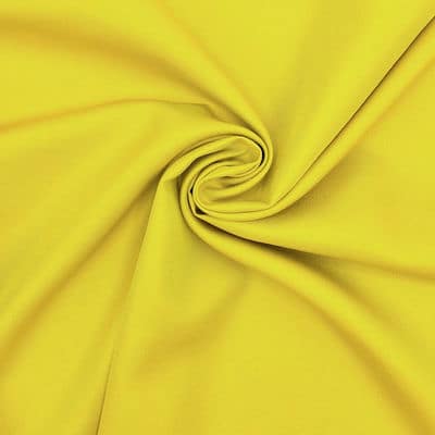 Silk twill fabric - plain buttercup yellow