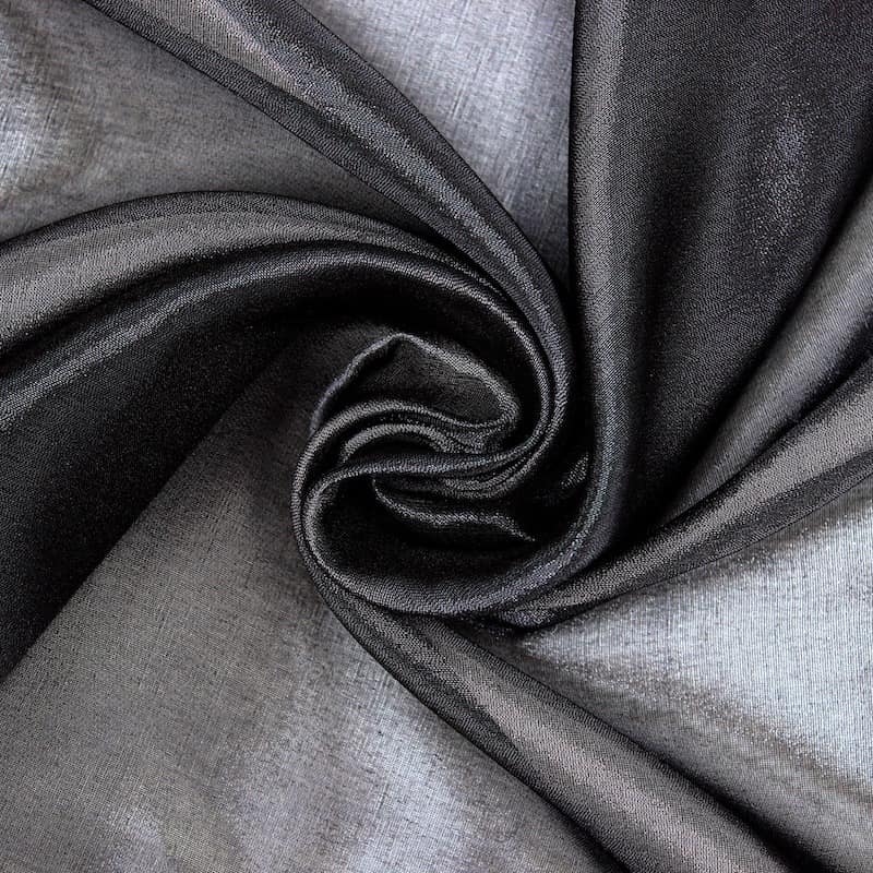 Silk organza - black
