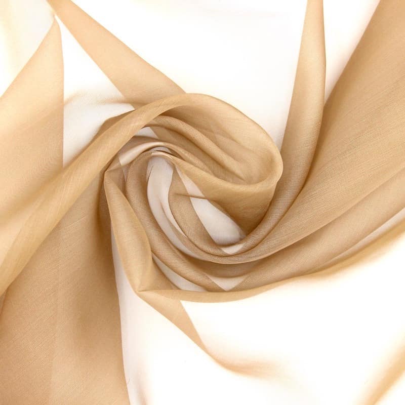 Silk organza - beige