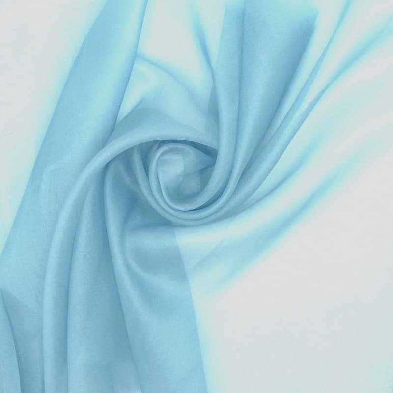 Silk organza - sky blue
