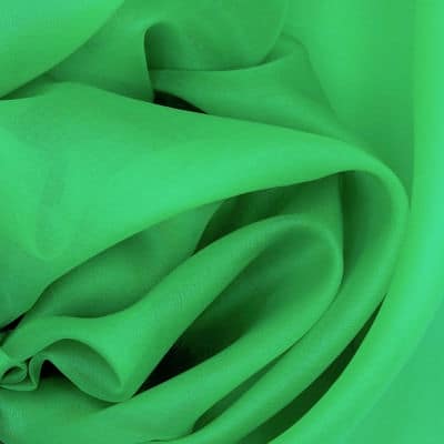 Silk organza - meadow green