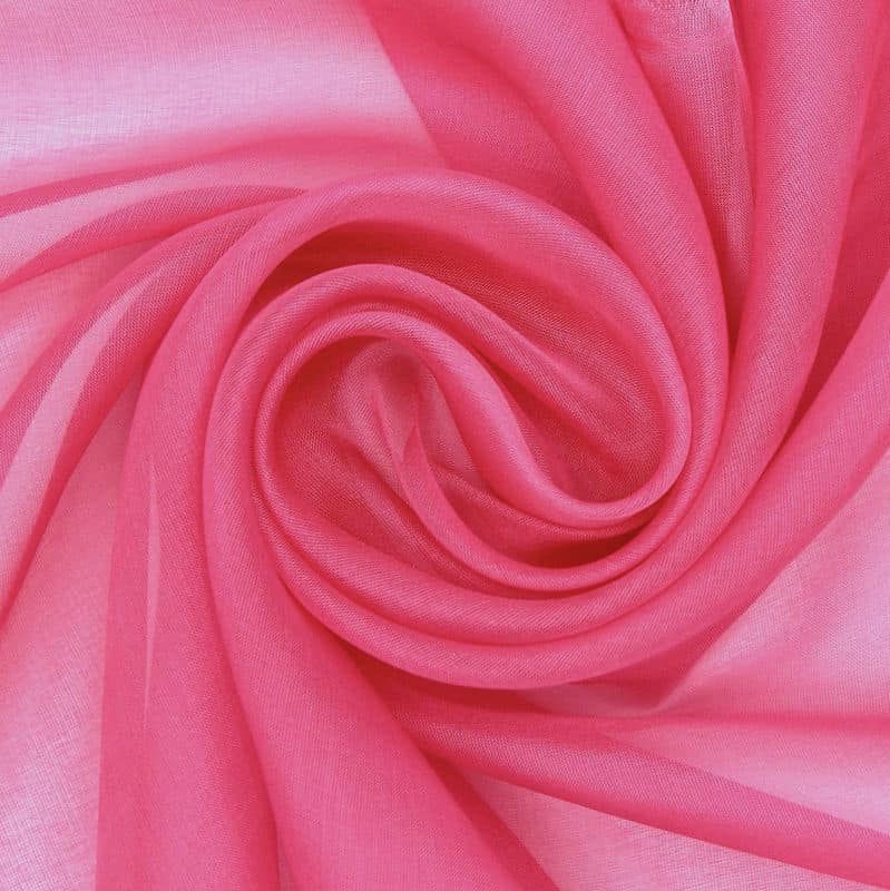 Mousseline zijde - roos