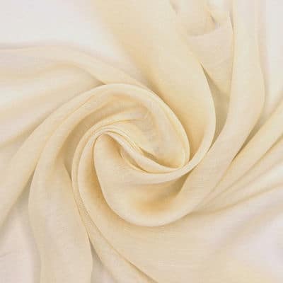 Veil 100% silk loose woven - vanilla